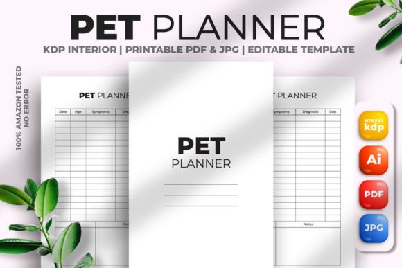 Download Pet Planner Kdp Interior - Pet planner Collection