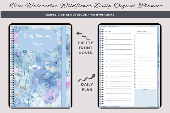 Download Daily Planning Pages Digital Notebook - Daily planning Collection