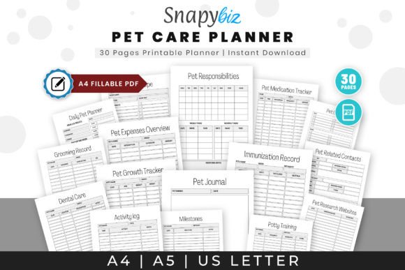 Download Printable Pet Planner - Pet planner Collection